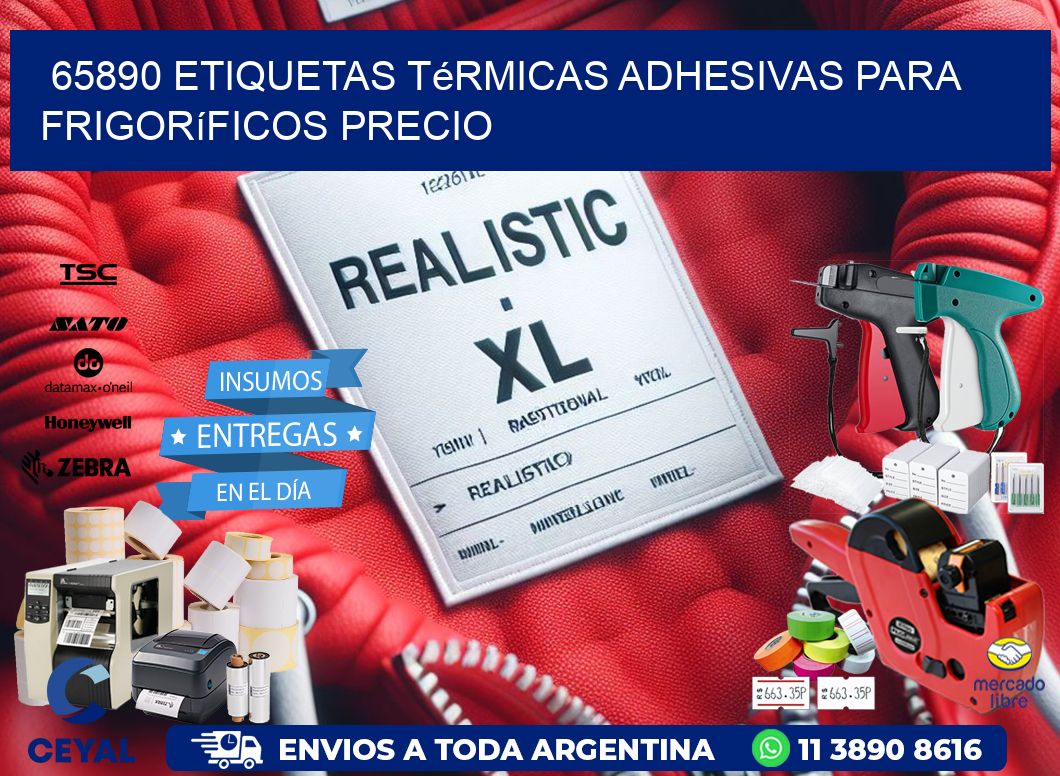 65890 etiquetas térmicas adhesivas para frigoríficos precio