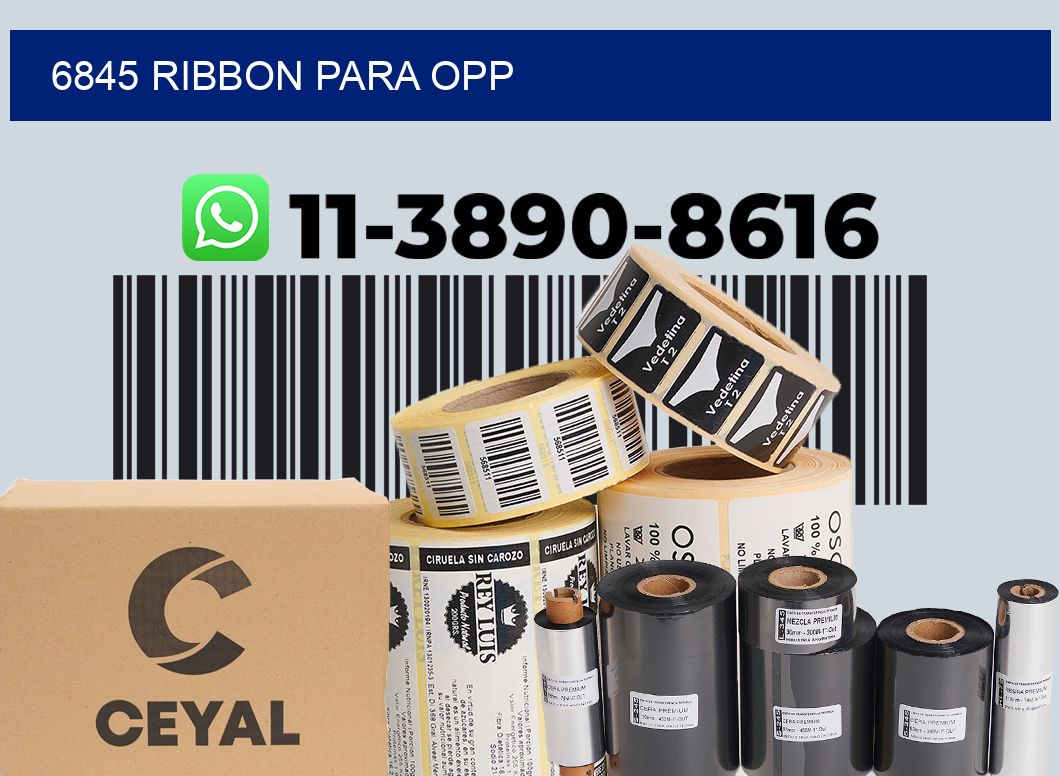 6845 ribbon para opp