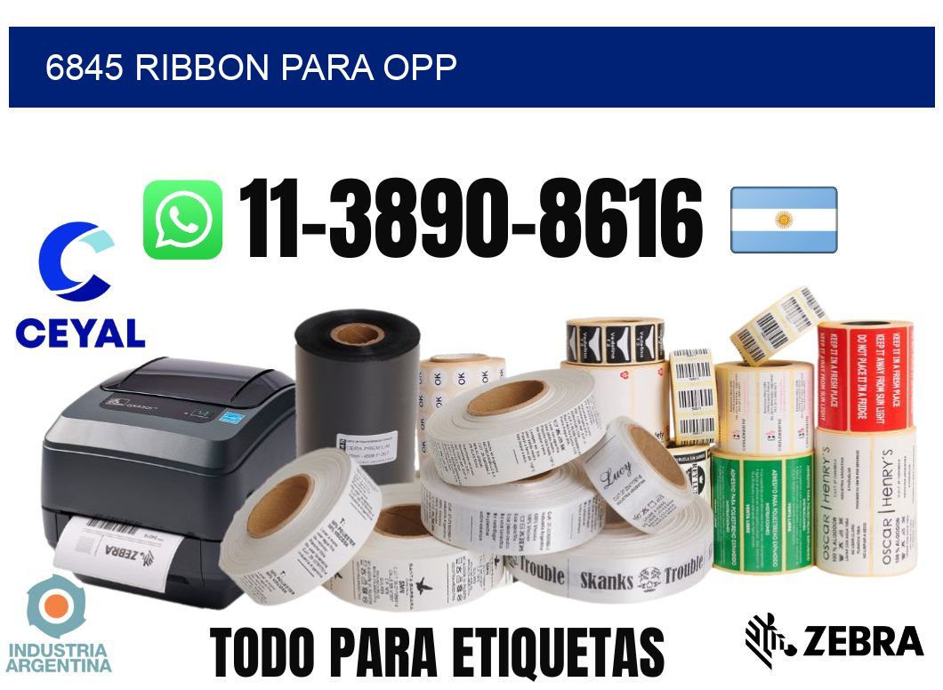 6845 ribbon para opp