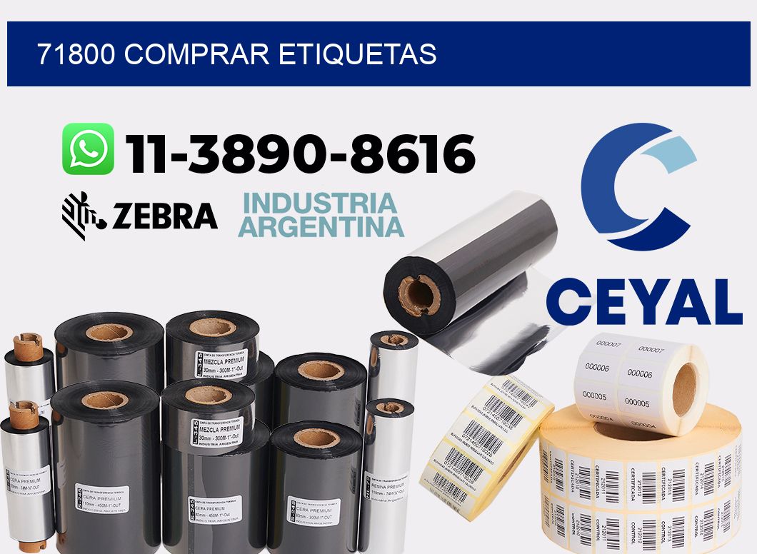 71800 comprar etiquetas