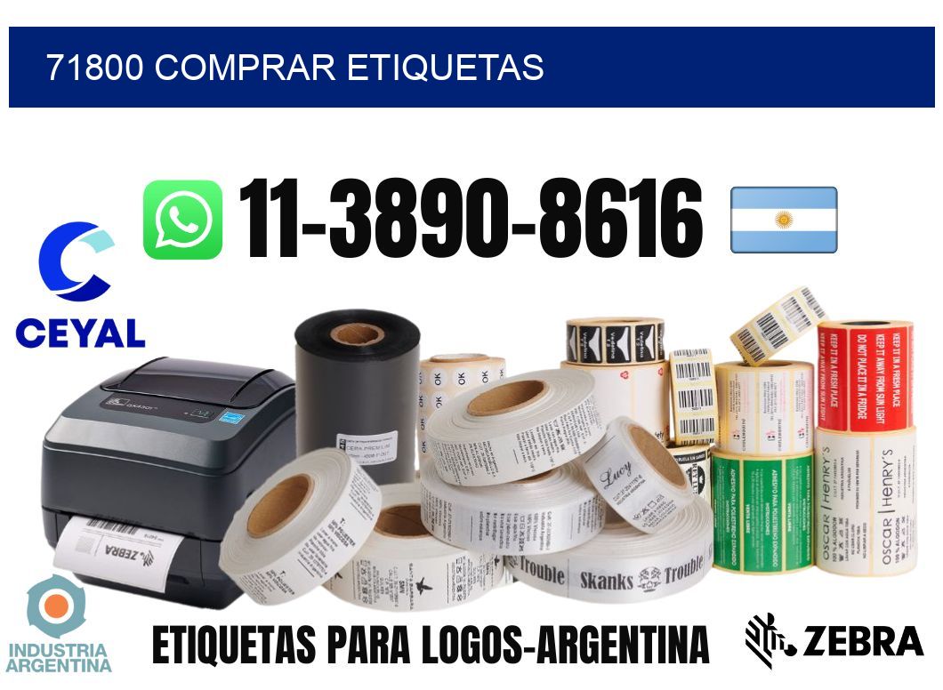 71800 comprar etiquetas