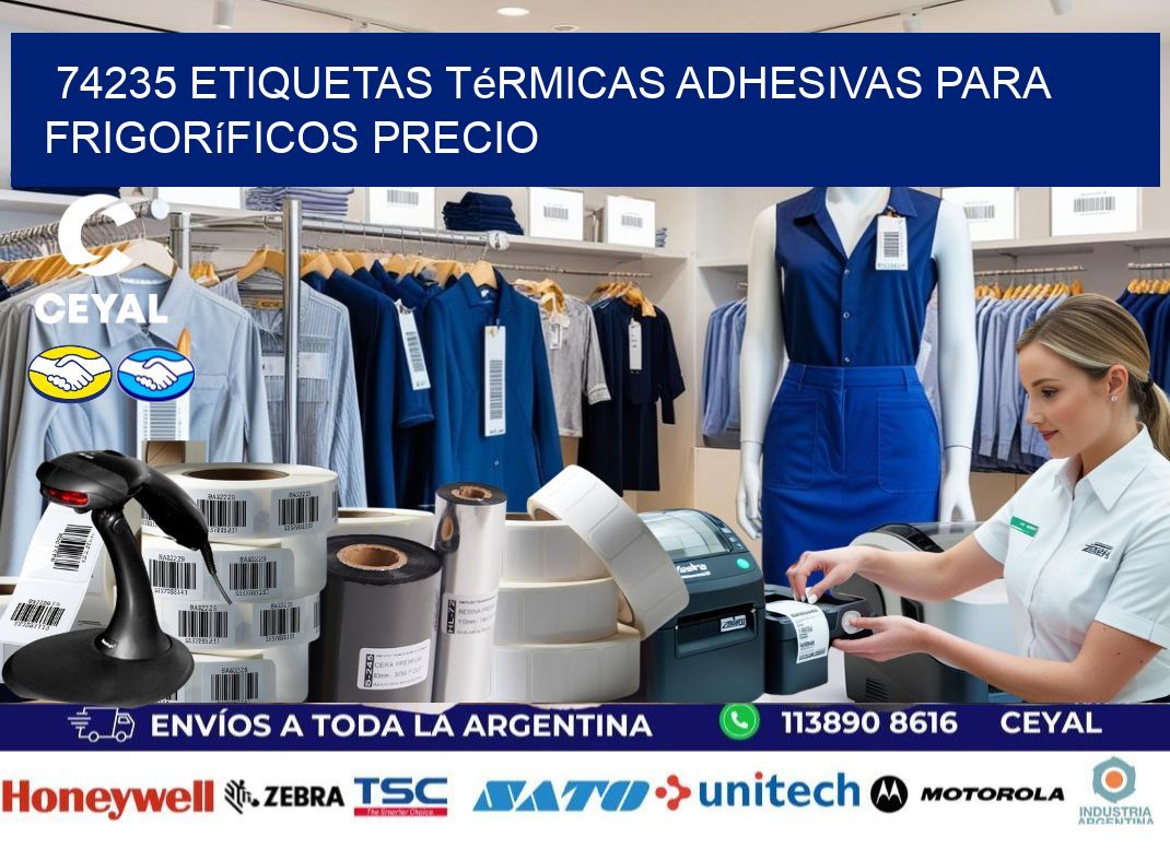 74235 etiquetas térmicas adhesivas para frigoríficos precio