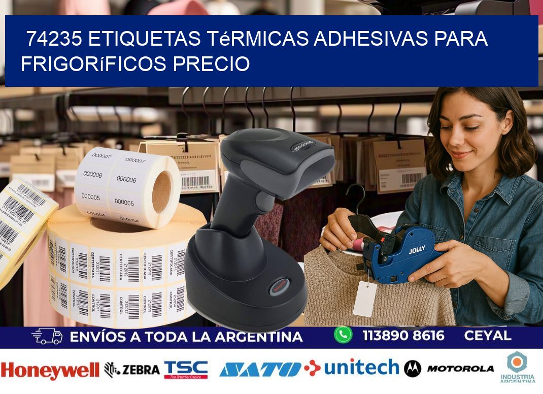 74235 etiquetas térmicas adhesivas para frigoríficos precio