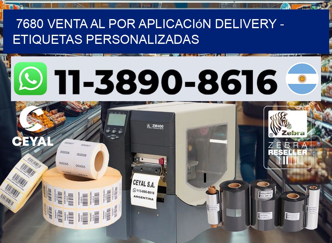 7680 Venta al Por Aplicación delivery – Etiquetas Personalizadas