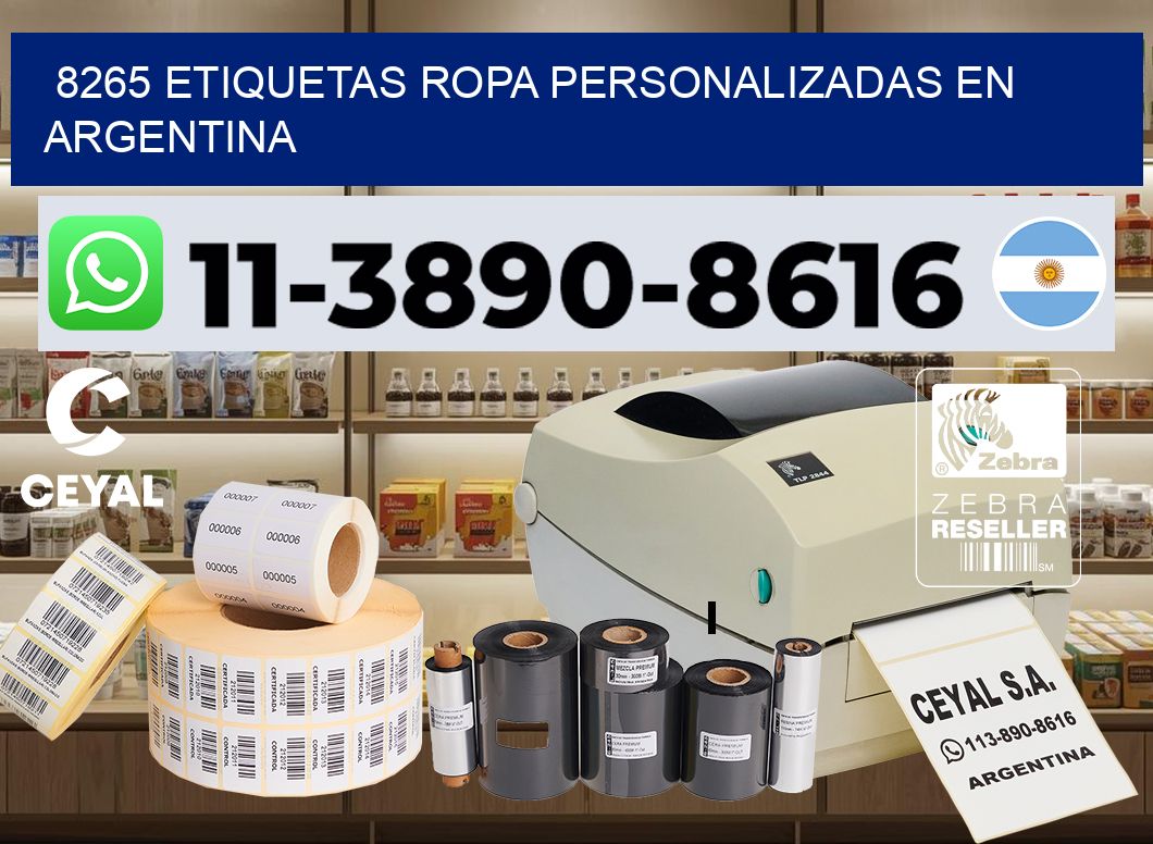 8265 Etiquetas ropa personalizadas en Argentina