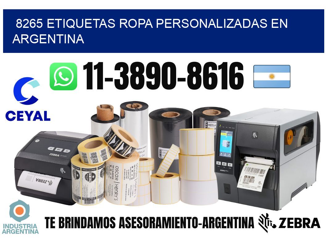 8265 Etiquetas ropa personalizadas en Argentina