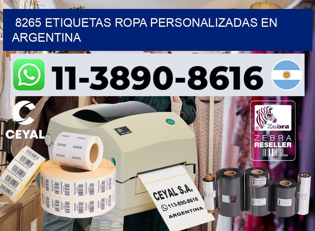 8265 Etiquetas ropa personalizadas en Argentina