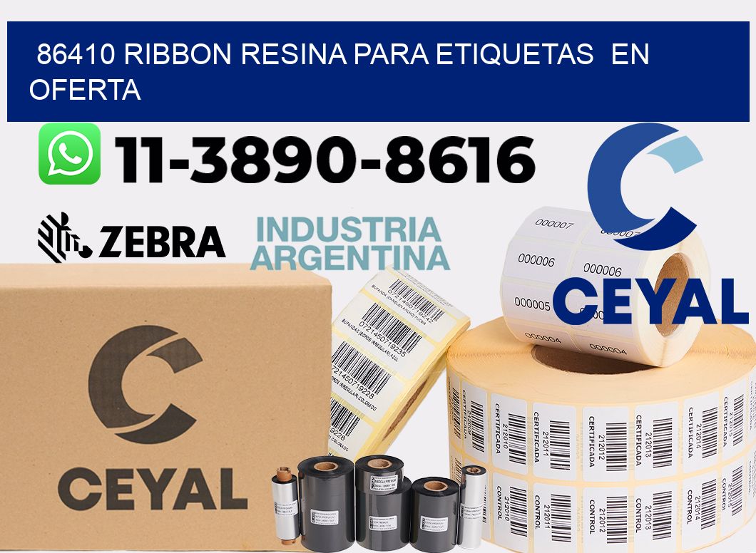 86410 ribbon resina para etiquetas en oferta