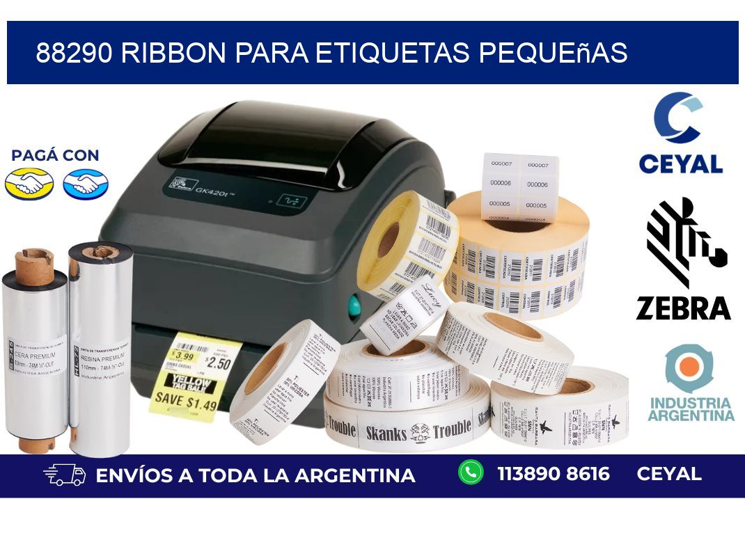 88290 ribbon para etiquetas pequeñas