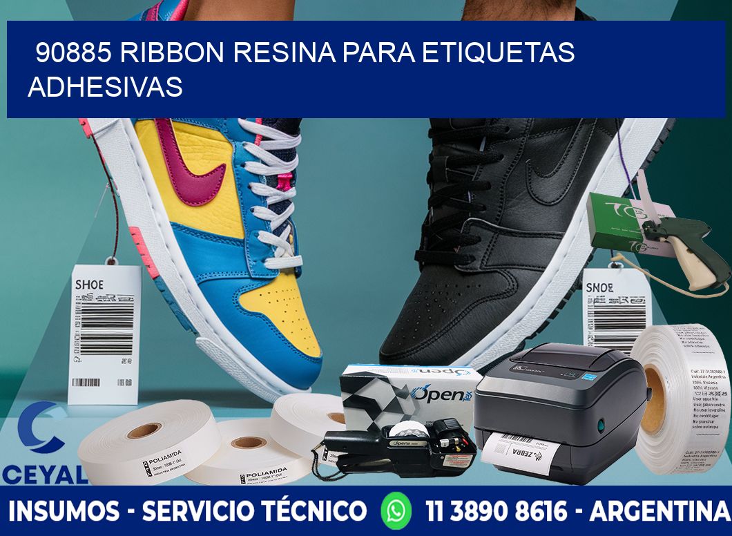 90885 ribbon resina para etiquetas adhesivas