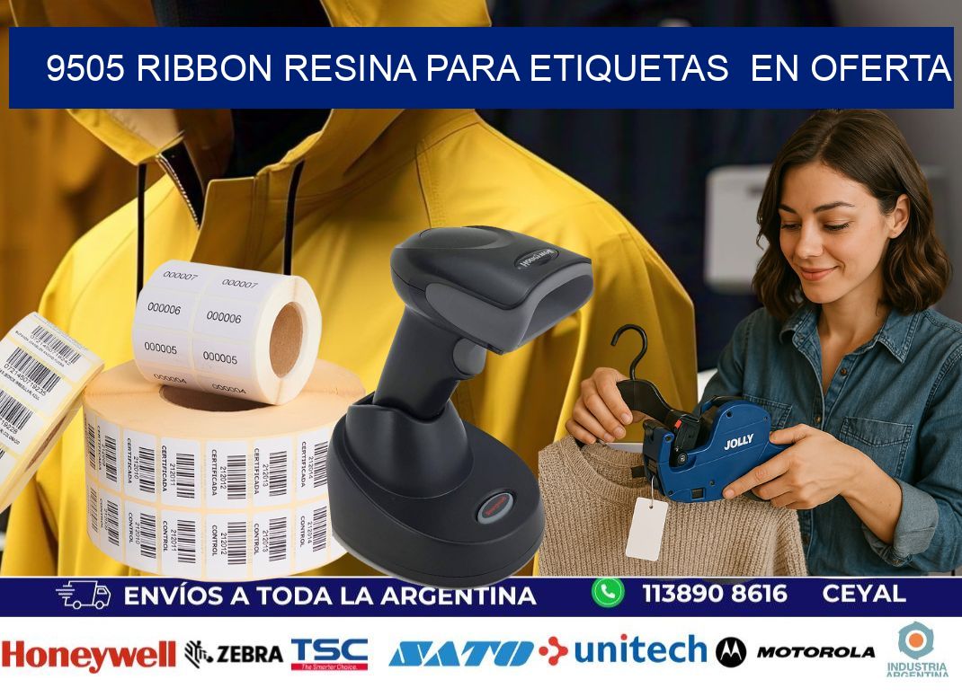 9505 ribbon resina para etiquetas  en oferta