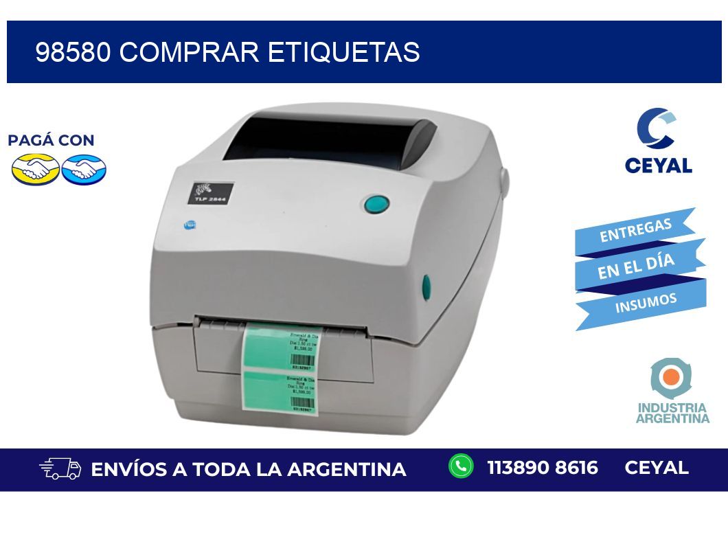 98580 comprar etiquetas