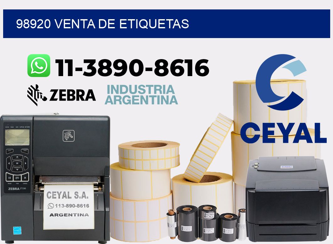 98920 venta de etiquetas