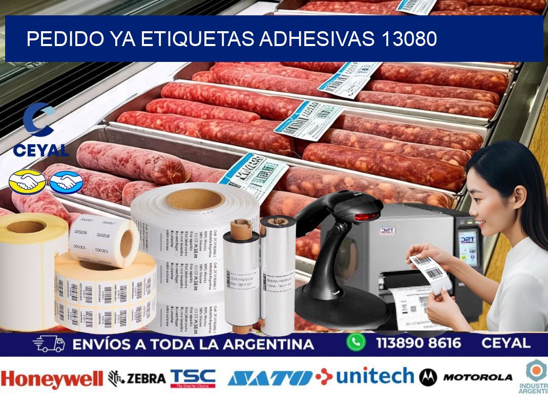 pedido ya etiquetas adhesivas 13080