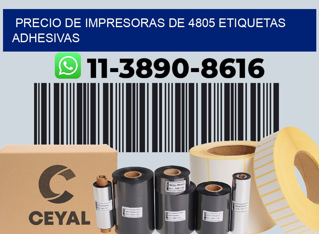 precio de impresoras de 4805 etiquetas adhesivas