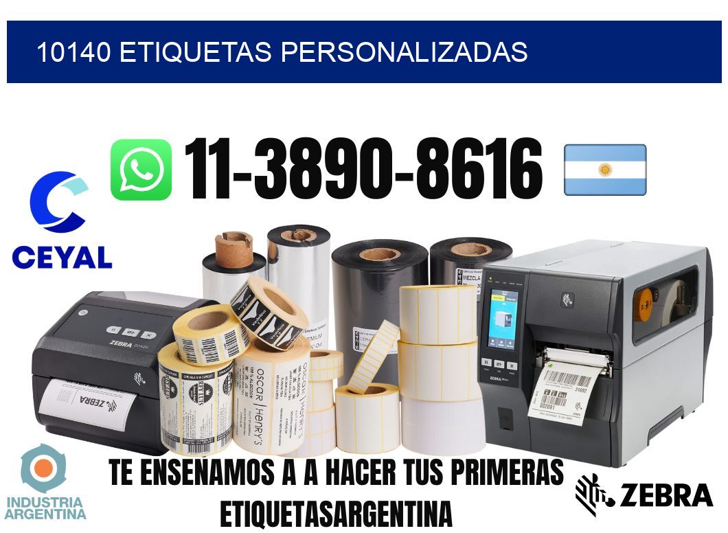 10140 etiquetas personalizadas
