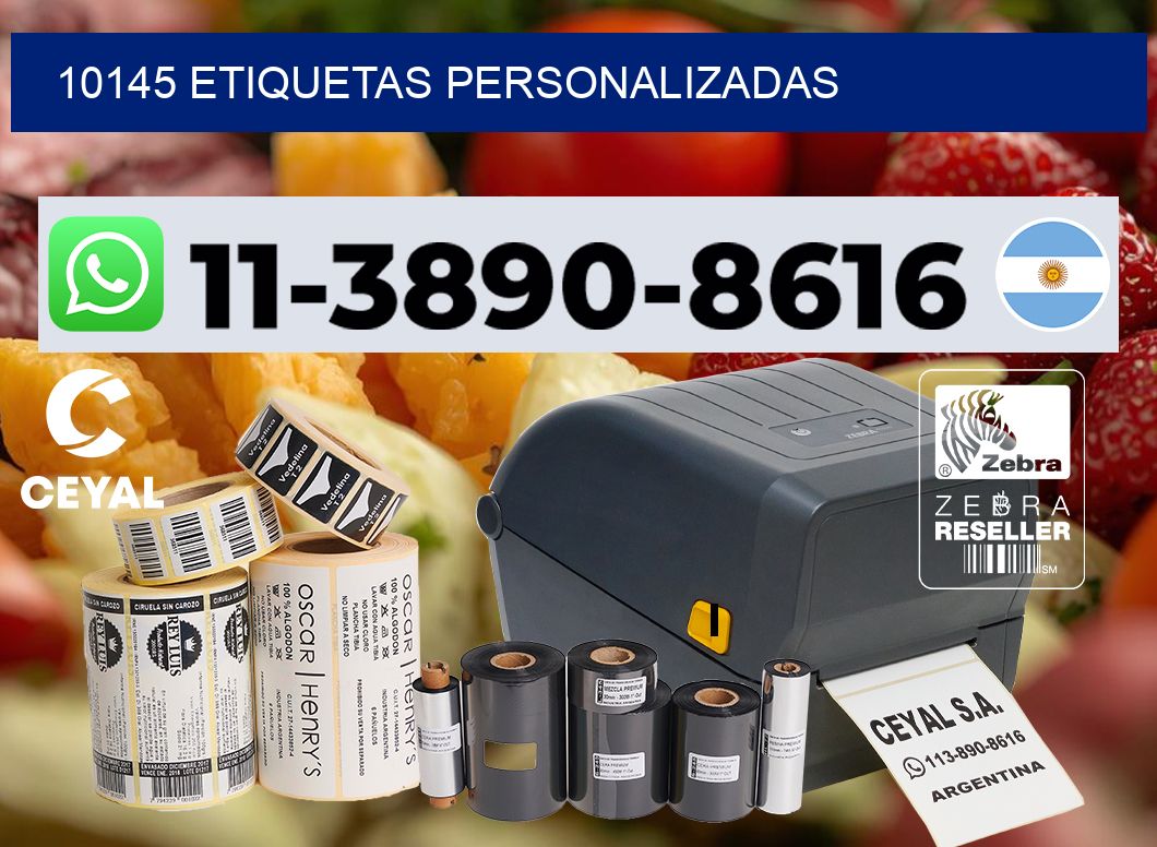 10145 etiquetas personalizadas