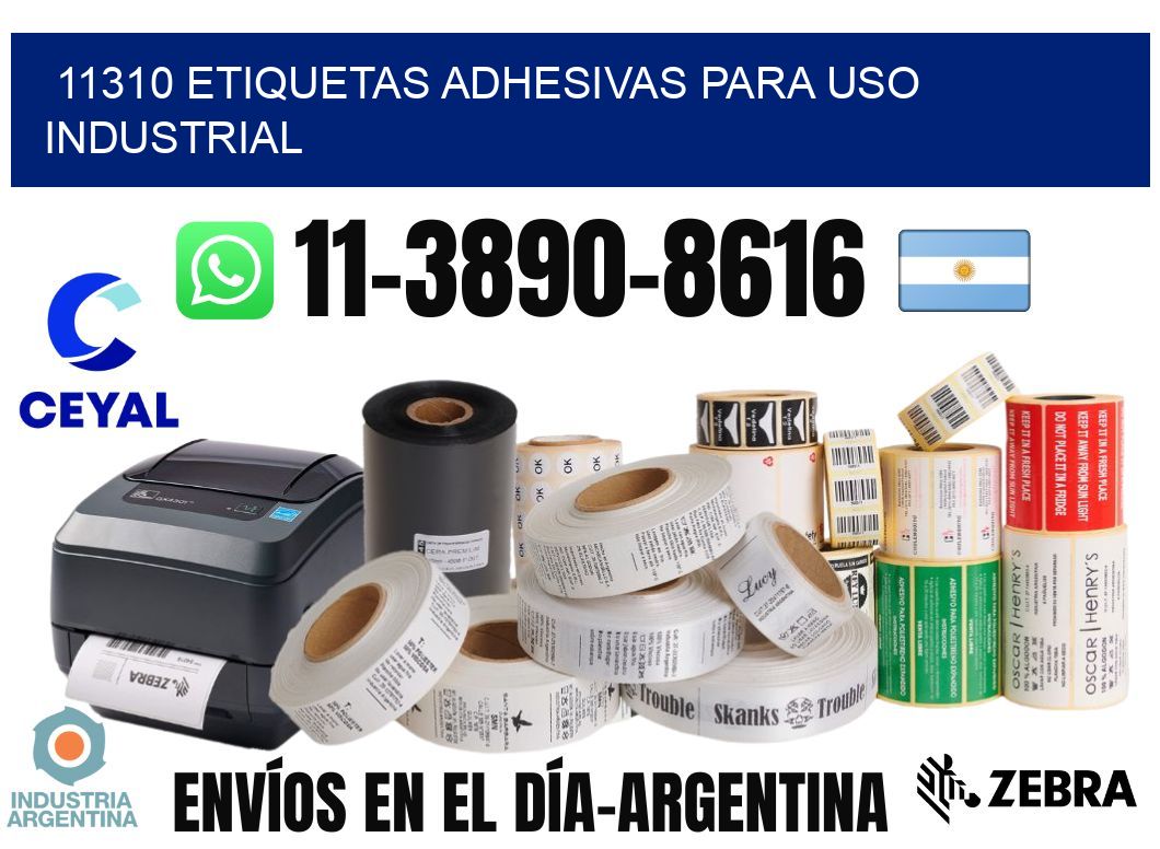 11310 Etiquetas adhesivas para uso industrial