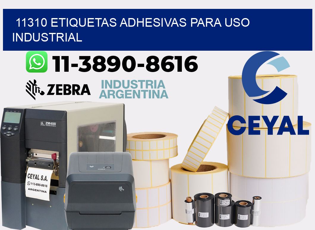 11310 Etiquetas adhesivas para uso industrial