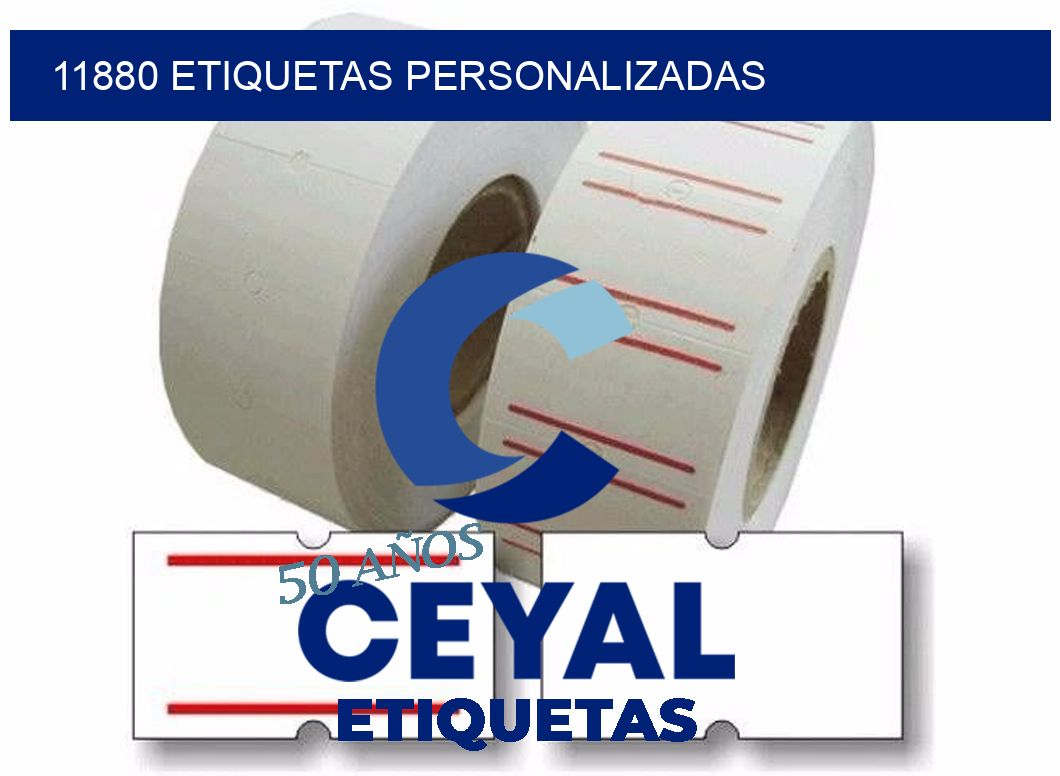 11880 etiquetas personalizadas