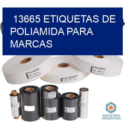 13665 Etiquetas de poliamida para marcas