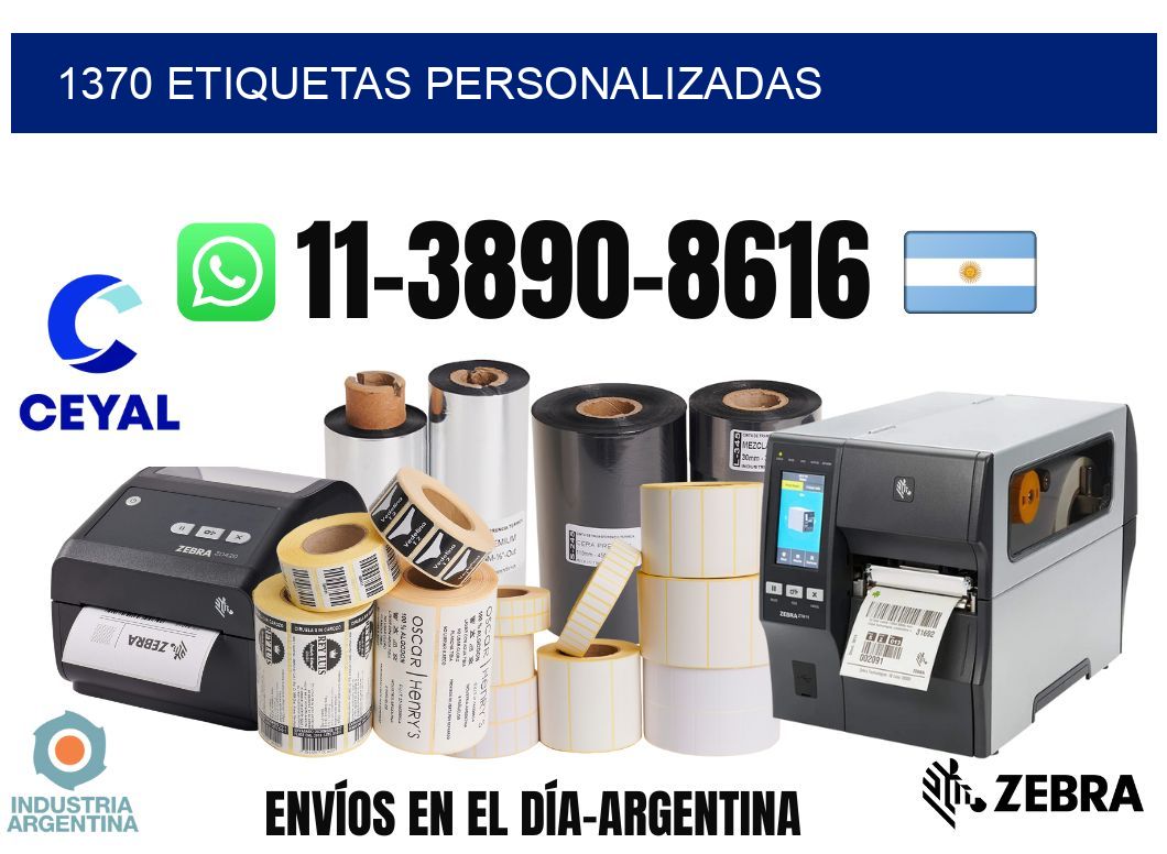 1370 etiquetas personalizadas