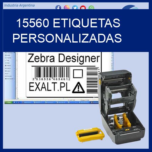 15560 etiquetas personalizadas