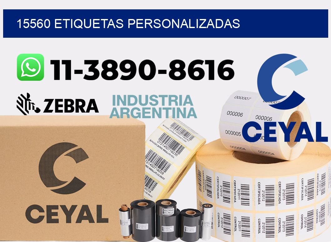 15560 etiquetas personalizadas