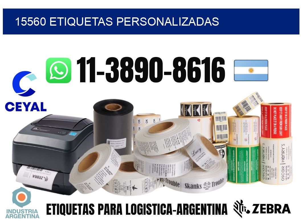 15560 etiquetas personalizadas