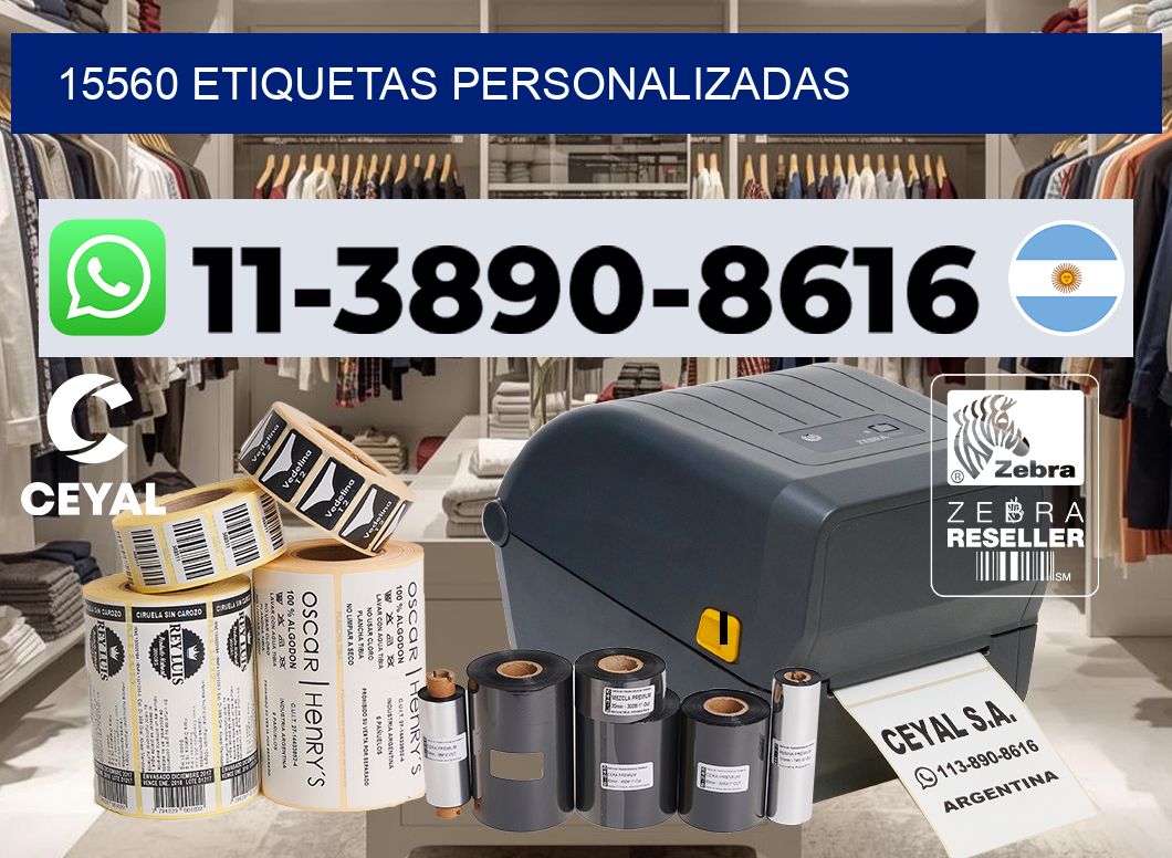 15560 etiquetas personalizadas