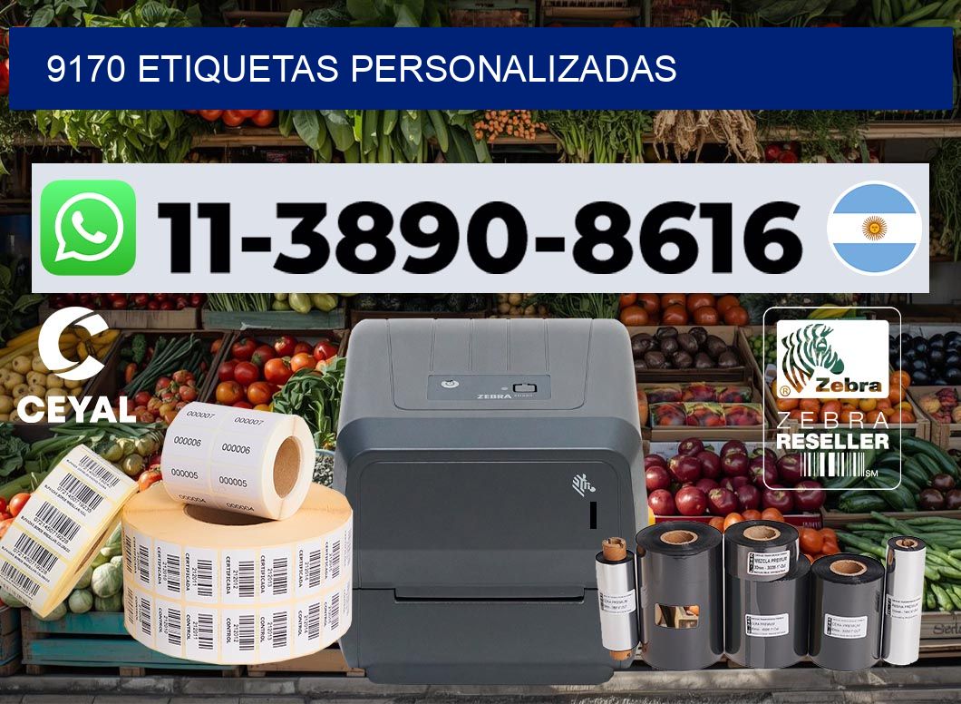 9170 etiquetas personalizadas