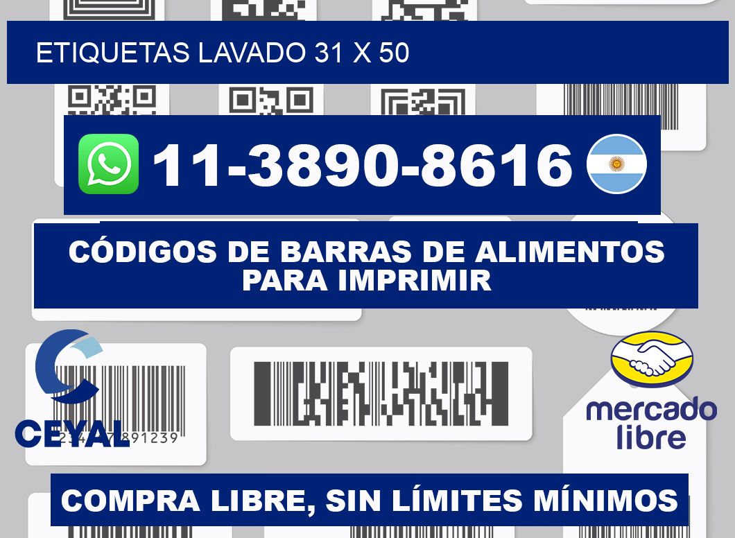 ETIQUETAS LAVADO 31 x 50