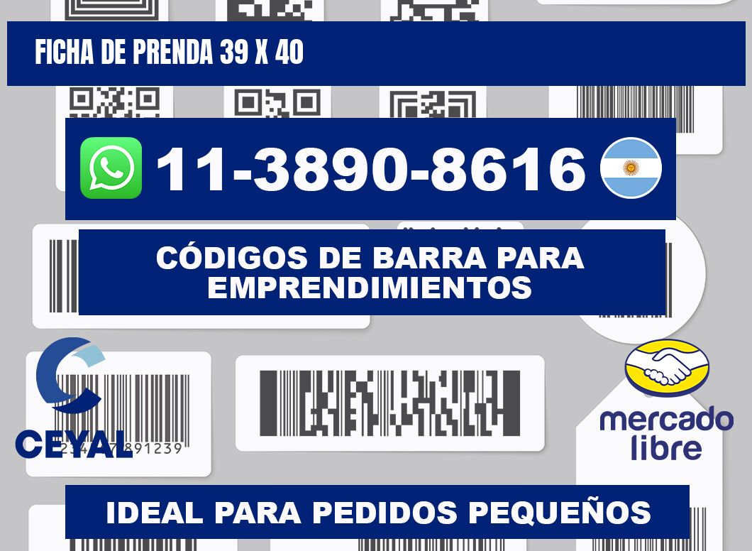 Ficha de prenda 39 x 40