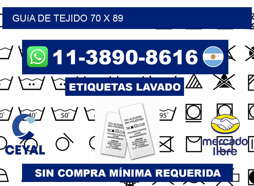 Guía de tejido 70 x 89
