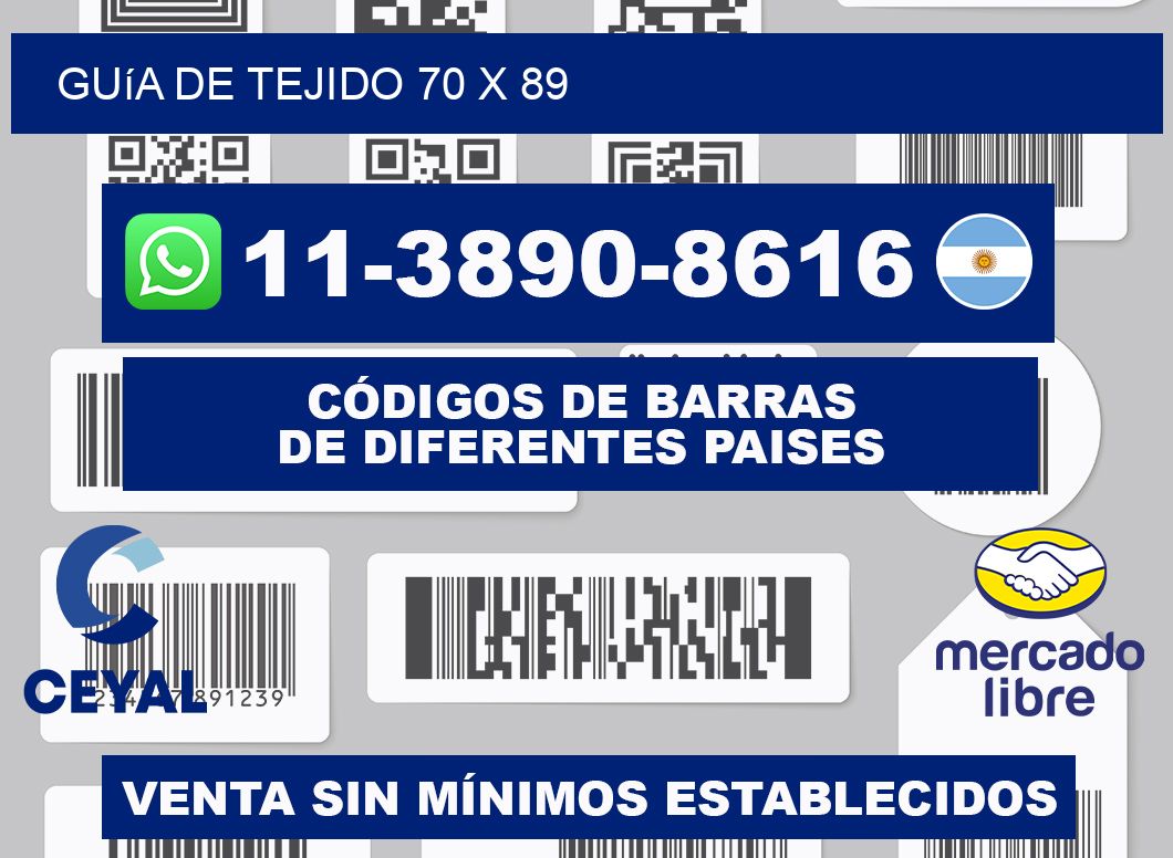 Guía de tejido 70 x 89