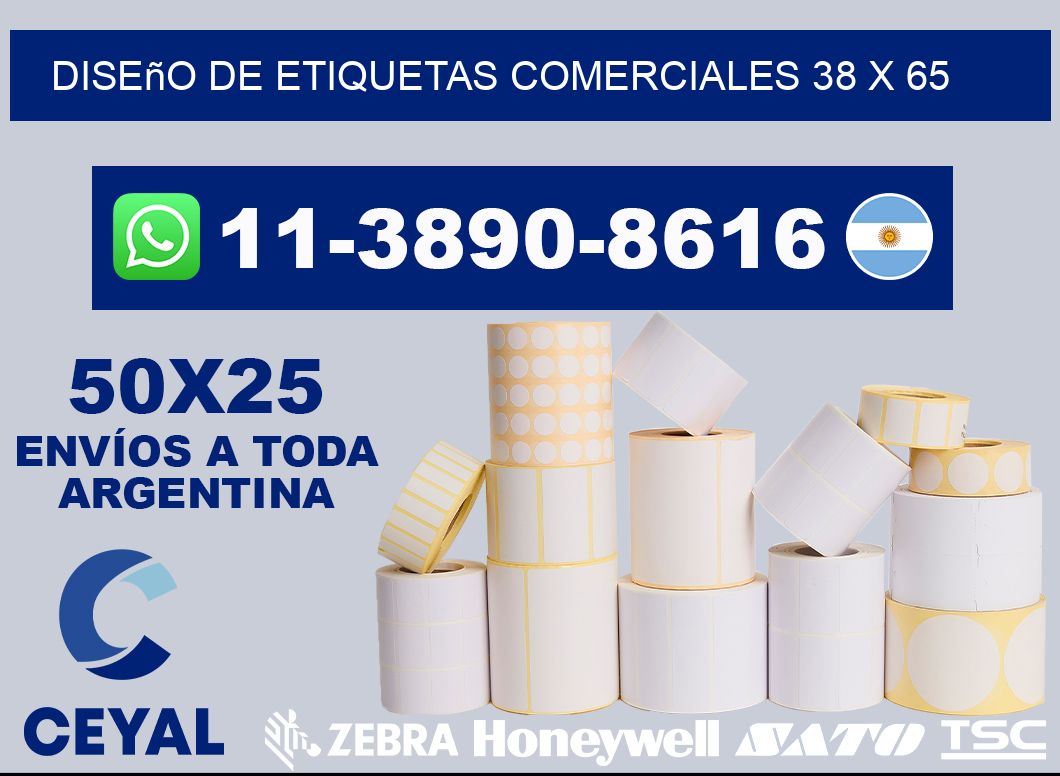 diseño de etiquetas comerciales 38 x 65
