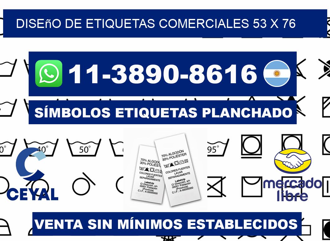 diseño de etiquetas comerciales 53 x 76