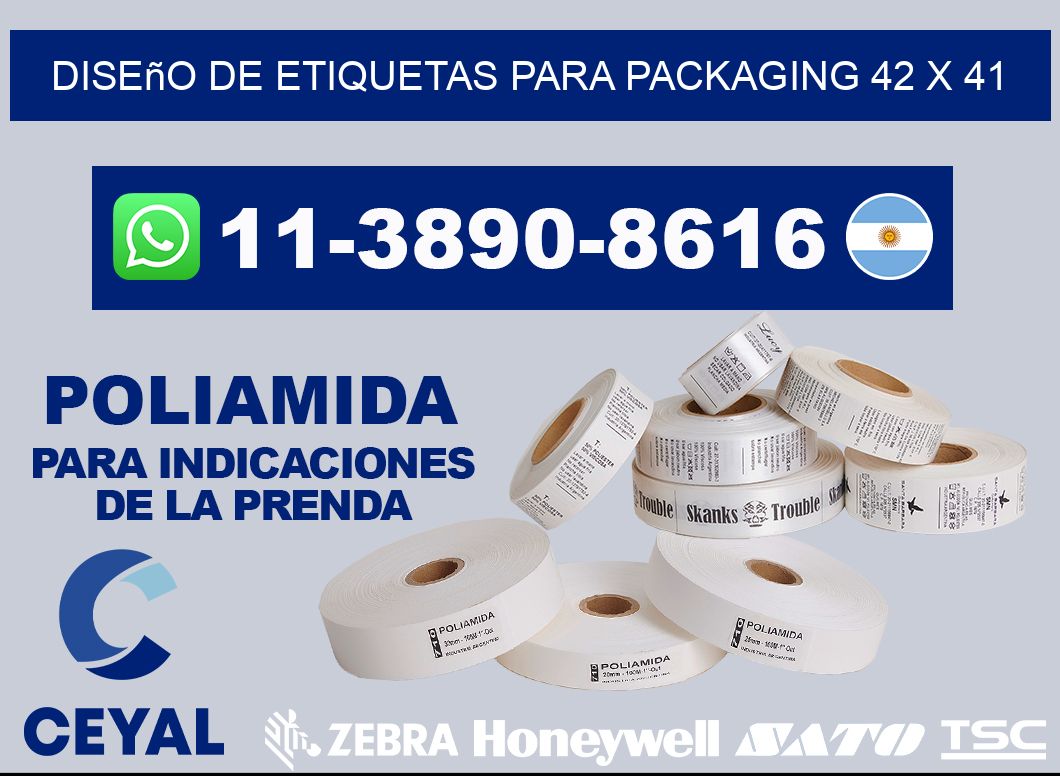 diseño de etiquetas para packaging 42 x 41