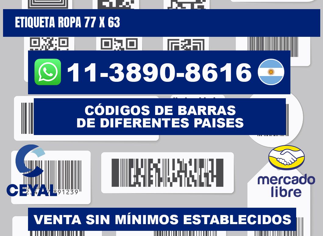etiqueta ropa 77 x 63