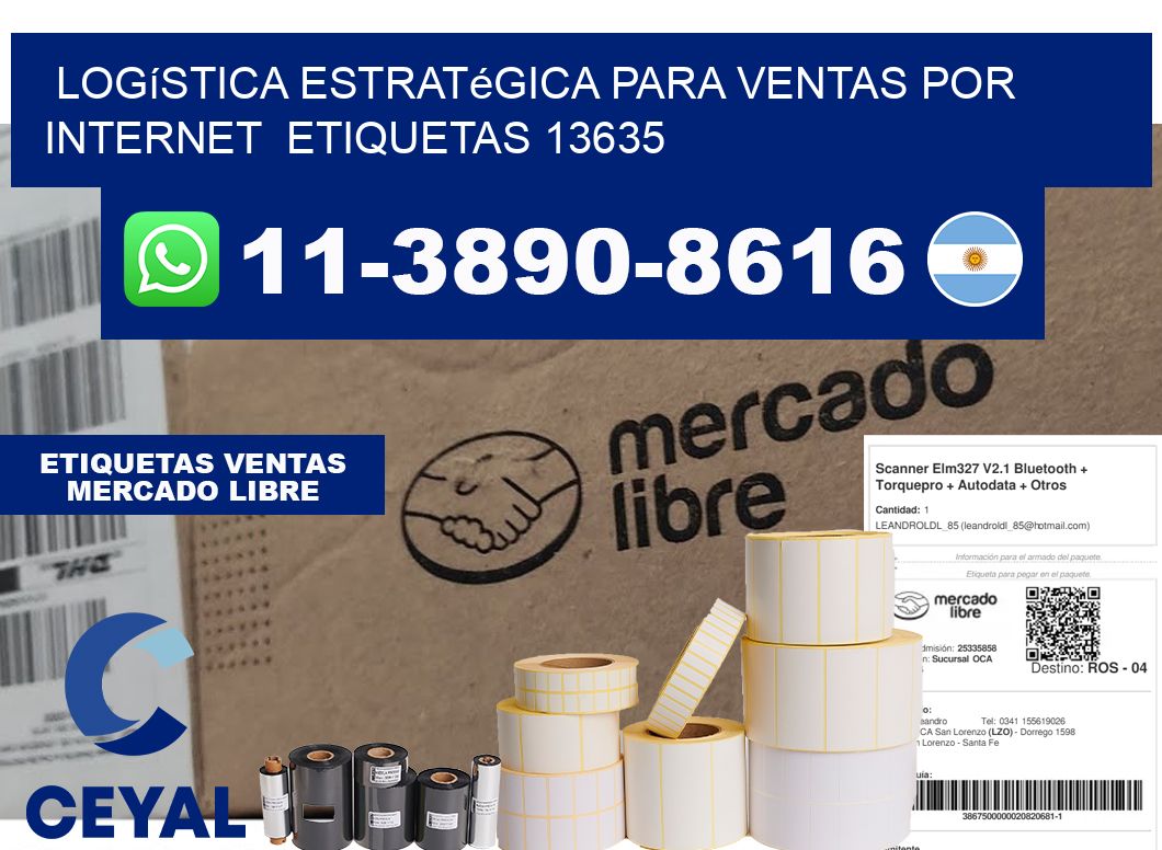 Logística estratégica para ventas por internet  etiquetas 13635