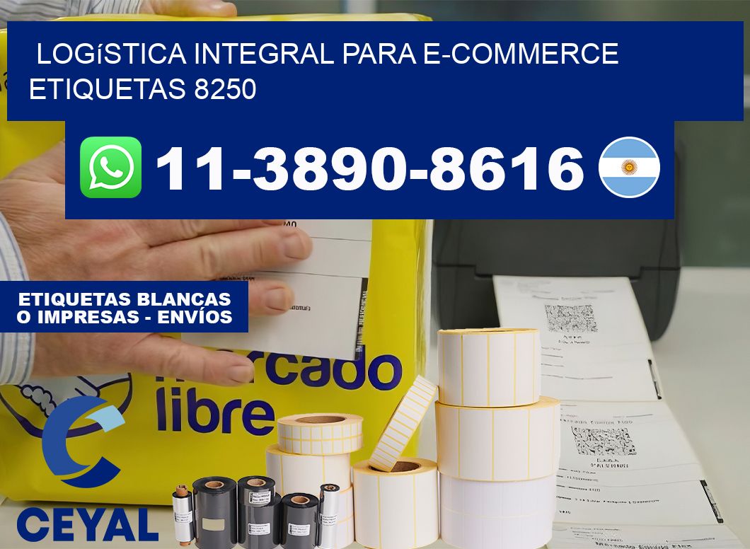 Logística integral para e-commerce  etiquetas 8250