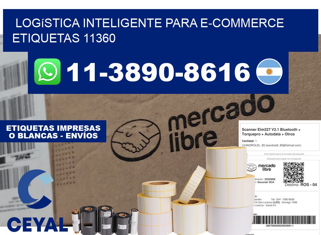 Logística inteligente para e-commerce  etiquetas 11360