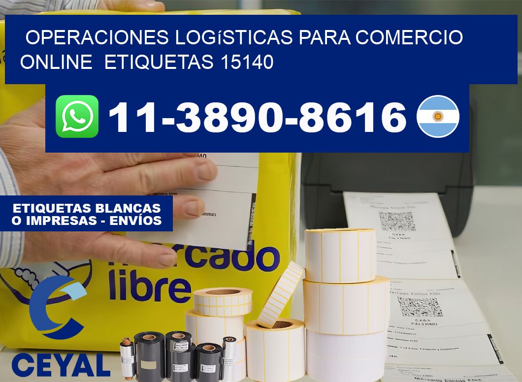 Operaciones logísticas para comercio online  etiquetas 15140