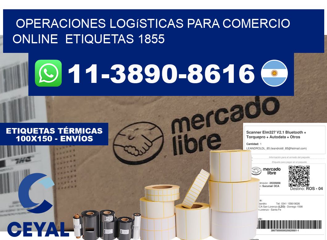 Operaciones logísticas para comercio online etiquetas 1855