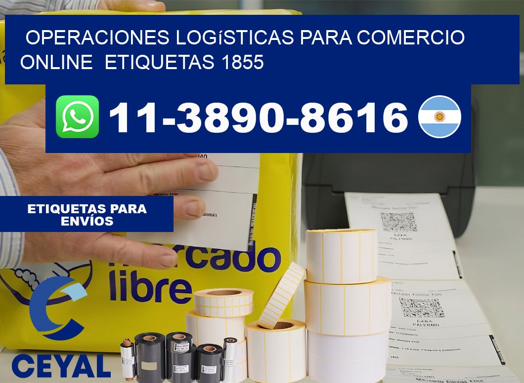 Operaciones logísticas para comercio online  etiquetas 1855