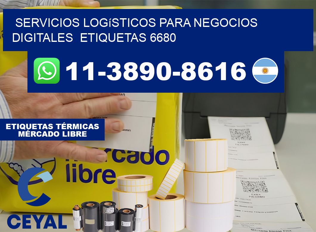 Servicios logísticos para negocios digitales  etiquetas 6680
