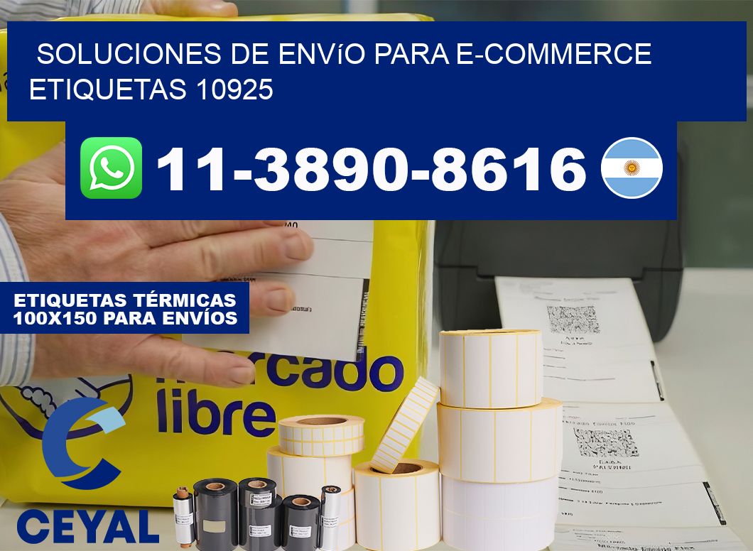 Soluciones de envío para e-commerce  etiquetas 10925