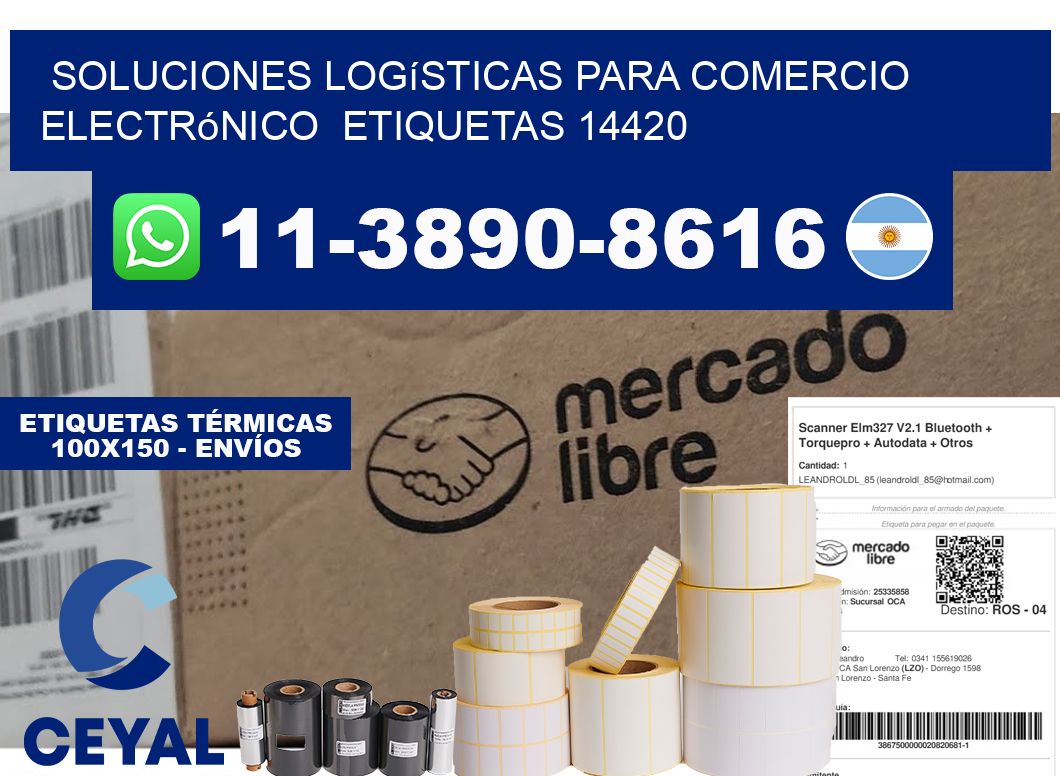 Soluciones logísticas para comercio electrónico etiquetas 14420