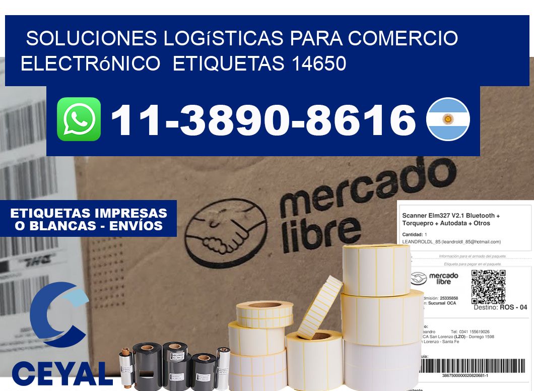 Soluciones logísticas para comercio electrónico  etiquetas 14650