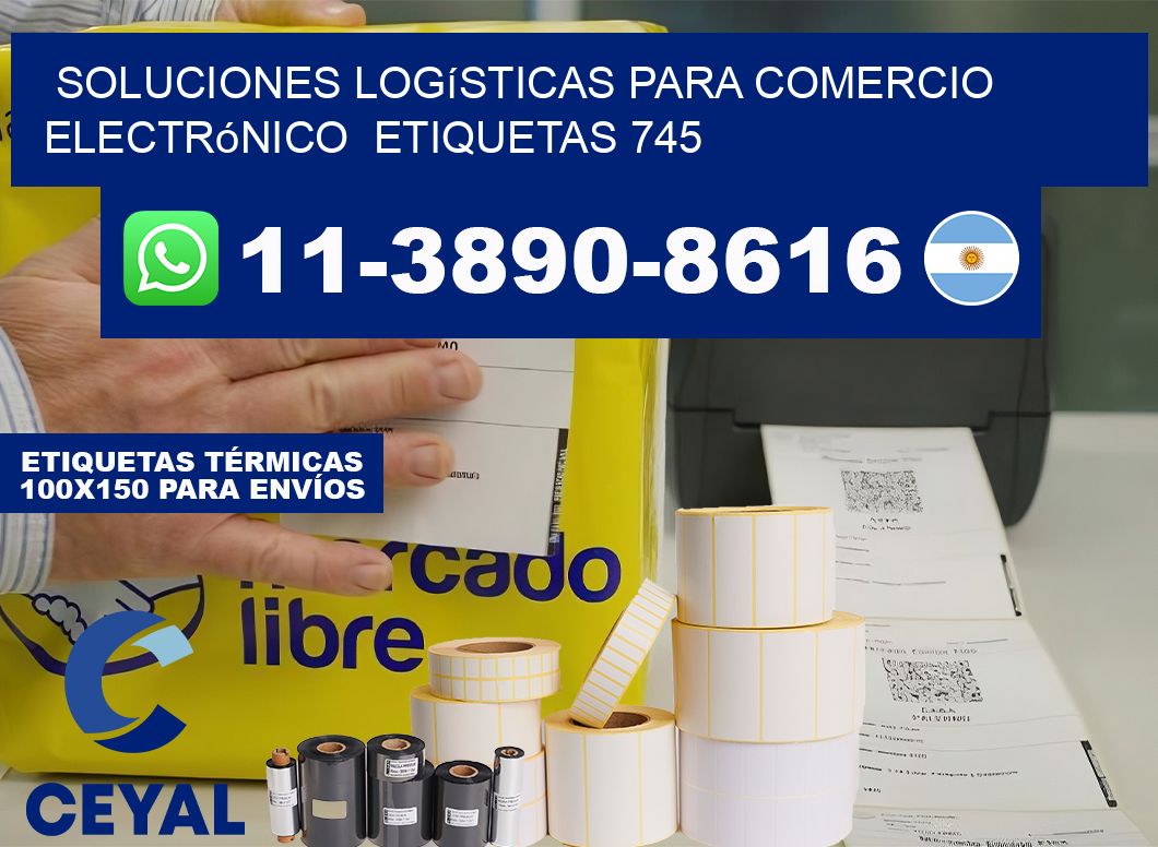 Soluciones logísticas para comercio electrónico  etiquetas 745